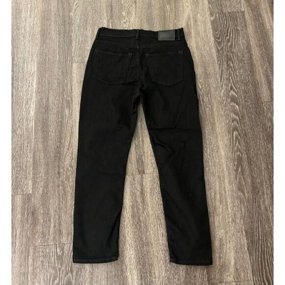 Acne Studios Melk Stay Black Jeans Cropped Fit 25" Straight Denim Classic EUC - Picture 5 of 10